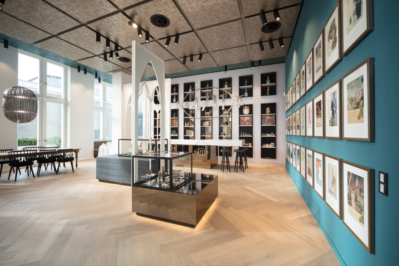 Intérieur historique de la Maison des Parfums 4711 à Cologne